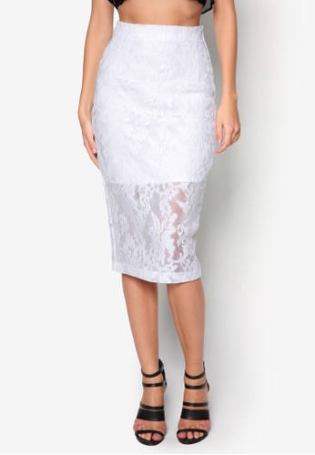 Venessa蕾絲鉛筆裙、服飾、裙子BardotVenessa蕾絲鉛筆裙NT$1,849NT$559最新折價