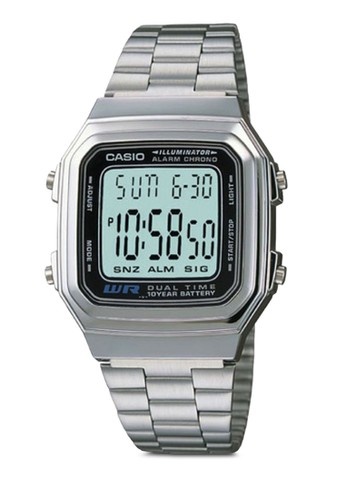 A-178WA-1ADF電子鍊錶、錶類、不銹鋼錶帶CasioA-178WA-1ADF電子鍊錶NT$799NT$559最新折價