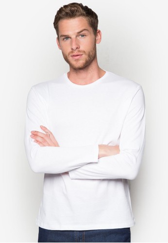 簡約圓領長袖衫、服飾、T恤ElectroDenimLab簡約圓領長袖衫NT$349最新優惠