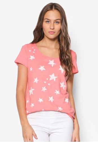 星星圖案棉質T恤、服飾、服飾ESPRIT星星圖案棉質T恤NT$790最新折價