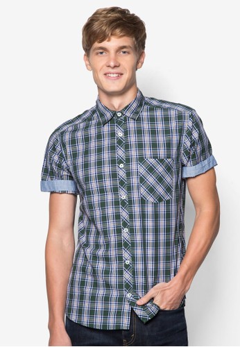 口袋格紋短袖襯衫、服飾、短袖襯衫ESPRIT口袋格紋短袖襯衫NT$1,490NT$790最新折價