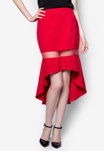 薄紗拼接魚尾裙、服飾、服飾InnerCircle薄紗拼接魚尾裙NT$1,040最新折價