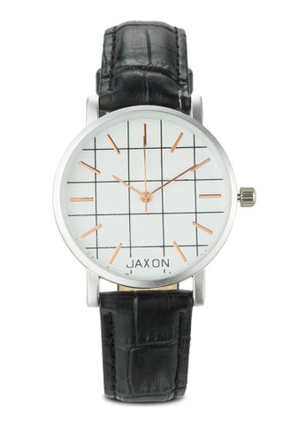 Neal時尚格紋三指針手錶、錶類、其它錶帶JAXONNeal時尚格紋三指針手錶NT$440最新折價