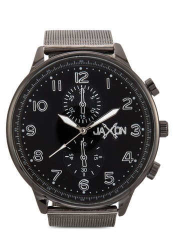 Duke多錶盤數字錶、錶類、不銹鋼錶帶JAXONDuke多錶盤數字錶NT$230最新折價
