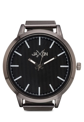 Harold條紋界面指針表、錶類、不銹鋼錶帶JAXONHarold條紋界面指針表NT$230最新優惠
