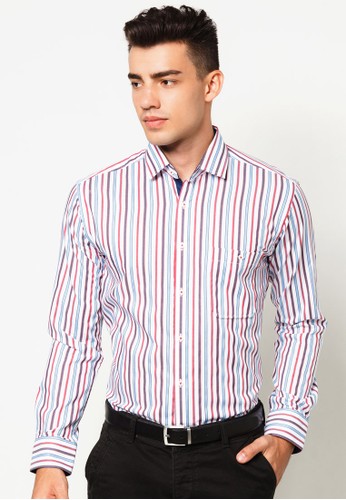 直條紋合身長袖襯衫、服飾、服飾Kent直條紋合身長袖襯衫NT$1,749最新折價