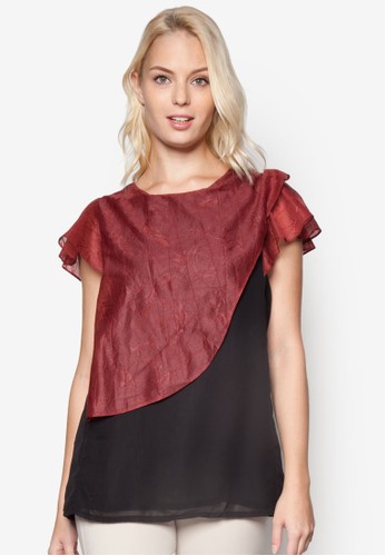 撞色層次短袖T-shirt、服飾、上衣KylieLang撞色層次短袖上衣NT$1,399NT$1,119最新折價