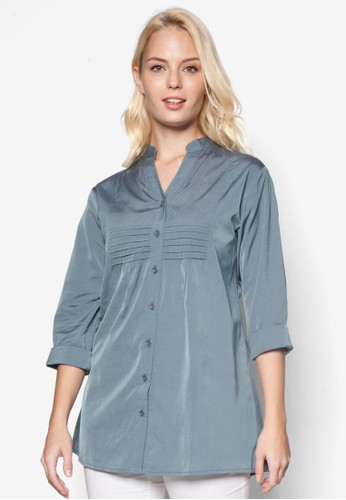 褶飾長袖T-shirt、服飾、襯衫KylieLang褶飾長袖上衣NT$1,549NT$1,239最新折價