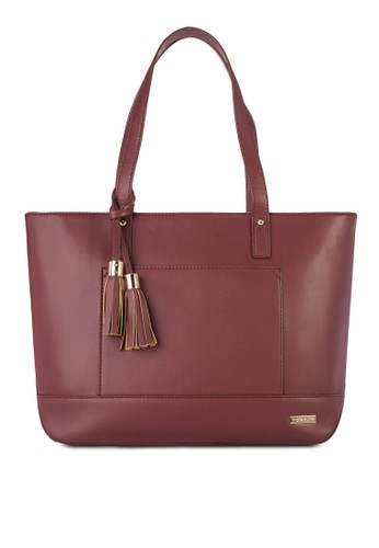 流蘇吊飾托特包、包、飾品配件MarieClaire流蘇吊飾托特包NT$1,299最新優惠 流蘇吊飾托特包、包、飾品配件MarieClaire流蘇吊飾托特包NT$1,299最新折價