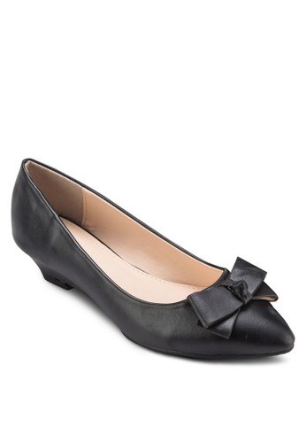 蝴蝶結低楔形鞋、女鞋、厚底楔形鞋Mimosa蝴蝶結低楔形鞋NT$599最新優惠