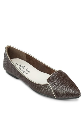 Stella尖頭暗紋樂福鞋、女鞋、鞋MyBallerineStella尖頭暗紋樂福鞋NT$449最新優惠 Stella尖頭暗紋樂福鞋、女鞋、鞋MyBallerineStella尖頭暗紋樂福鞋NT$449最新折價
