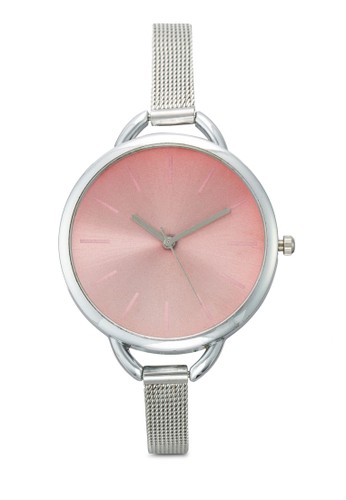 網眼圓框手錶、錶類、不銹鋼錶帶NUVEAU網眼圓框手錶NT$449最新折價