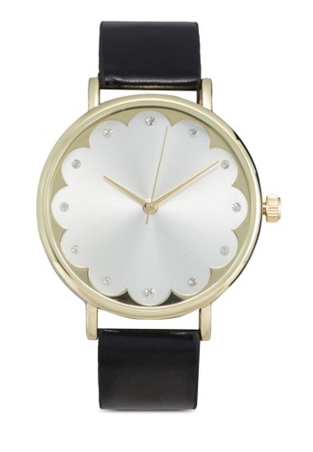 扇貝圓形手錶、錶類、休閒型SomethingBorrowed扇貝圓形手錶NT$349最新折價