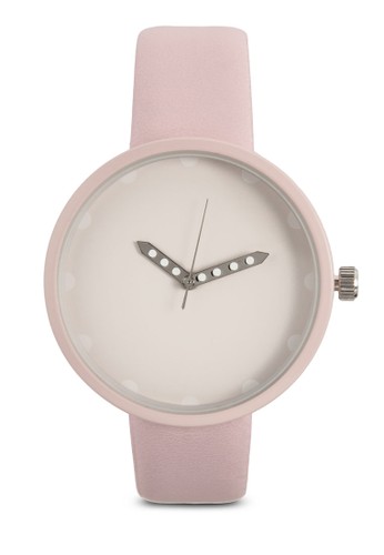 簡約圓框仿皮手錶、韓系時尚、梳妝SomethingBorrowed簡約圓框仿皮手錶NT$499最新優惠
