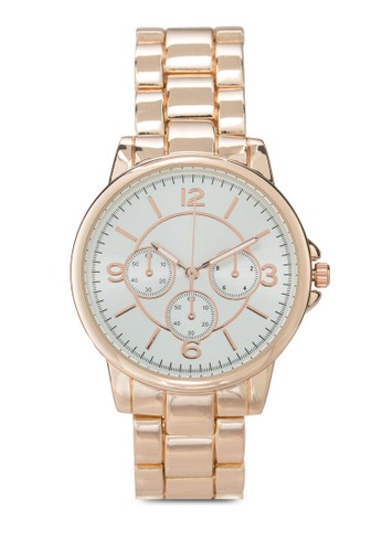 副錶盤金屬圓錶、錶類、不銹鋼錶帶SomethingBorrowed副錶盤金屬圓錶NT$499最新折價