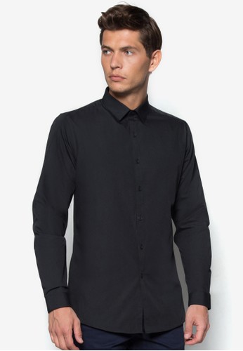 彈性長袖襯衫、服飾、素色襯衫Topman彈性長袖襯衫NT$1,348最新優惠