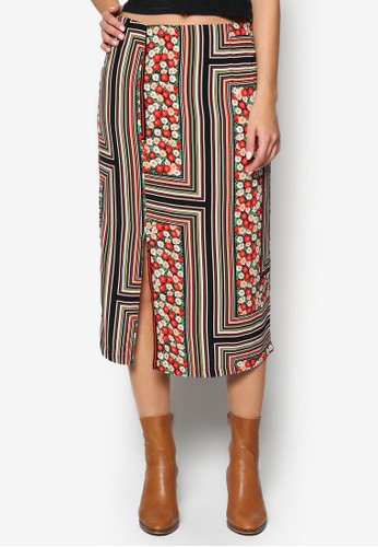 FloralStripeMidiSkirtBABȤlTOPSHOPFloralStripeMidiSkirtNT$1,930̷s