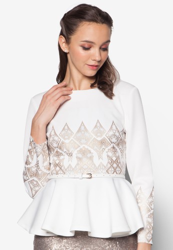 GeometricFoilPrintPeplumTop、服飾、服飾ZaliaGeometricFoilPrintPeplumTopNT$1,599最新優惠 GeometricFoilPrintPeplumTop、服飾、服飾ZaliaGeometricFoilPrintPeplumTopNT$1,599最新折價