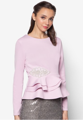 PeplumTopWithEmbellishment、服飾、上衣ZaliaPeplumTopWithEmbellishmentNT$1,499最新優惠 PeplumTopWithEmbellishment、服飾、T-shirtZaliaPeplumTopWithEmbellishmentNT$1,499最新折價