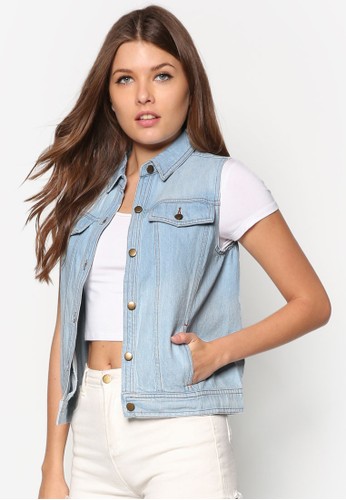 水洗丹寧無袖外套、服飾、外套ZALORA水洗丹寧無袖外套NT$1,099NT$599最新折價