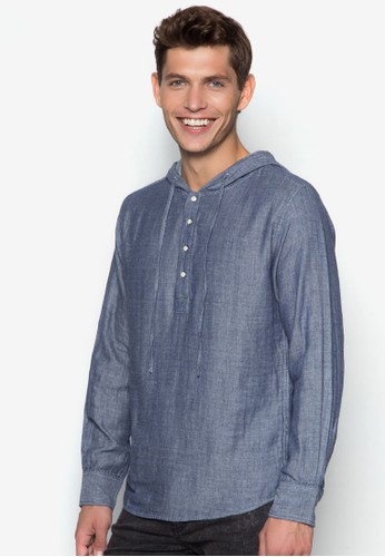 HoodedLinenLongSleeveShirt、服飾、素色襯衫ZALORAHoodedLinenLongSleeveShirtNT$699NT$599最新折價