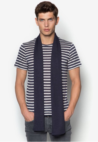 StripeTeewithPlainScarf、服飾、條紋T恤ZALORAStripeTeewithPlainScarfNT$449最新優惠