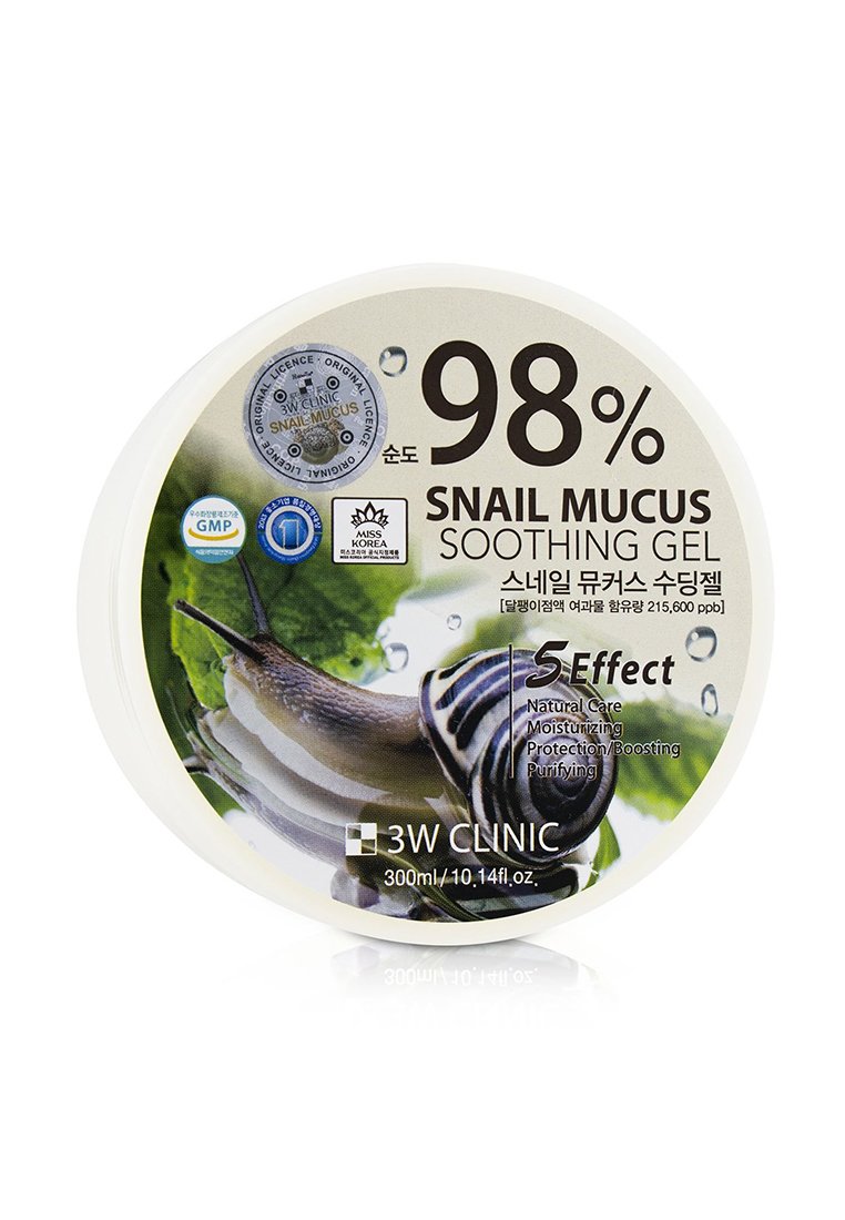3W Clinic 3W CLINIC - 98% 蝸牛舒緩保濕凝凍 98% Snail Mucus Soothing Gel 300ml/10.14oz