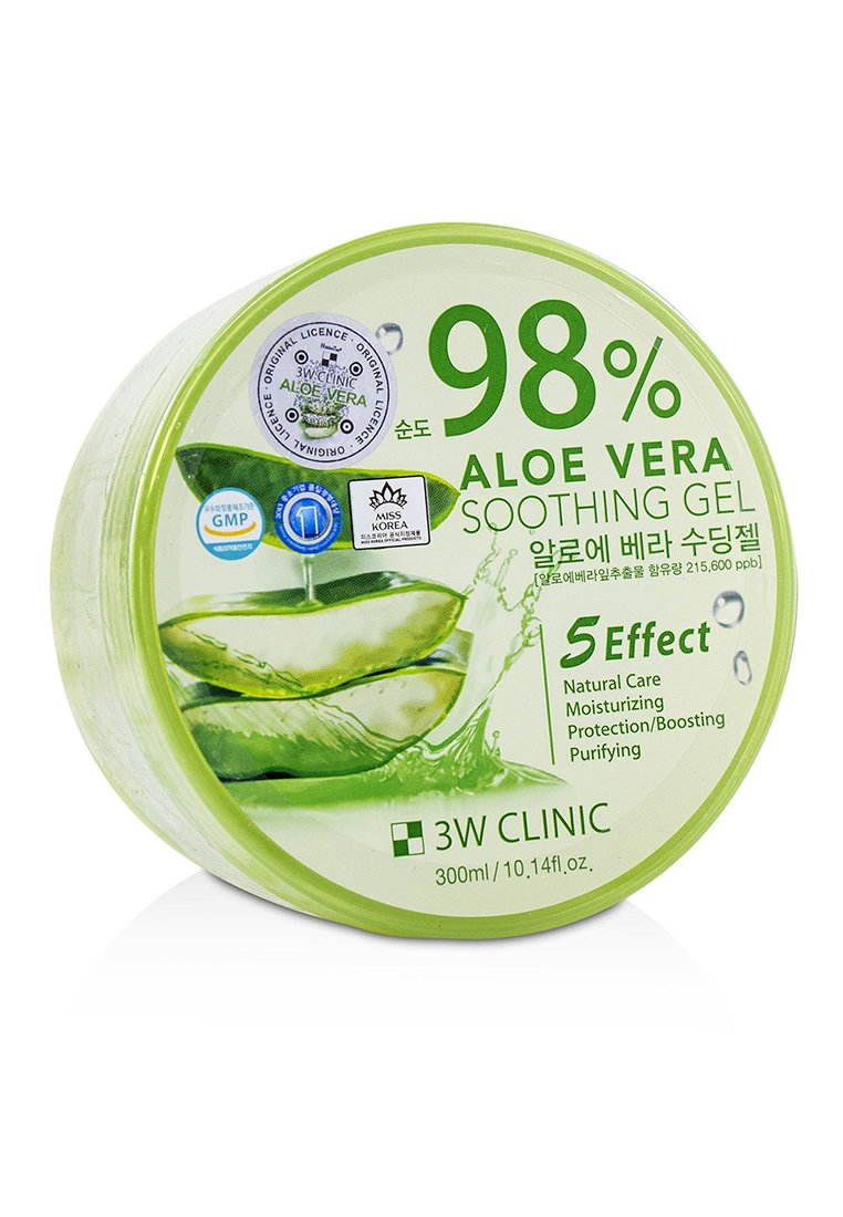 3W Clinic 3W CLINIC - 98% 蘆薈舒緩保濕凝凍 98% Aloe Vera Soothing Gel 300ml/10.14oz