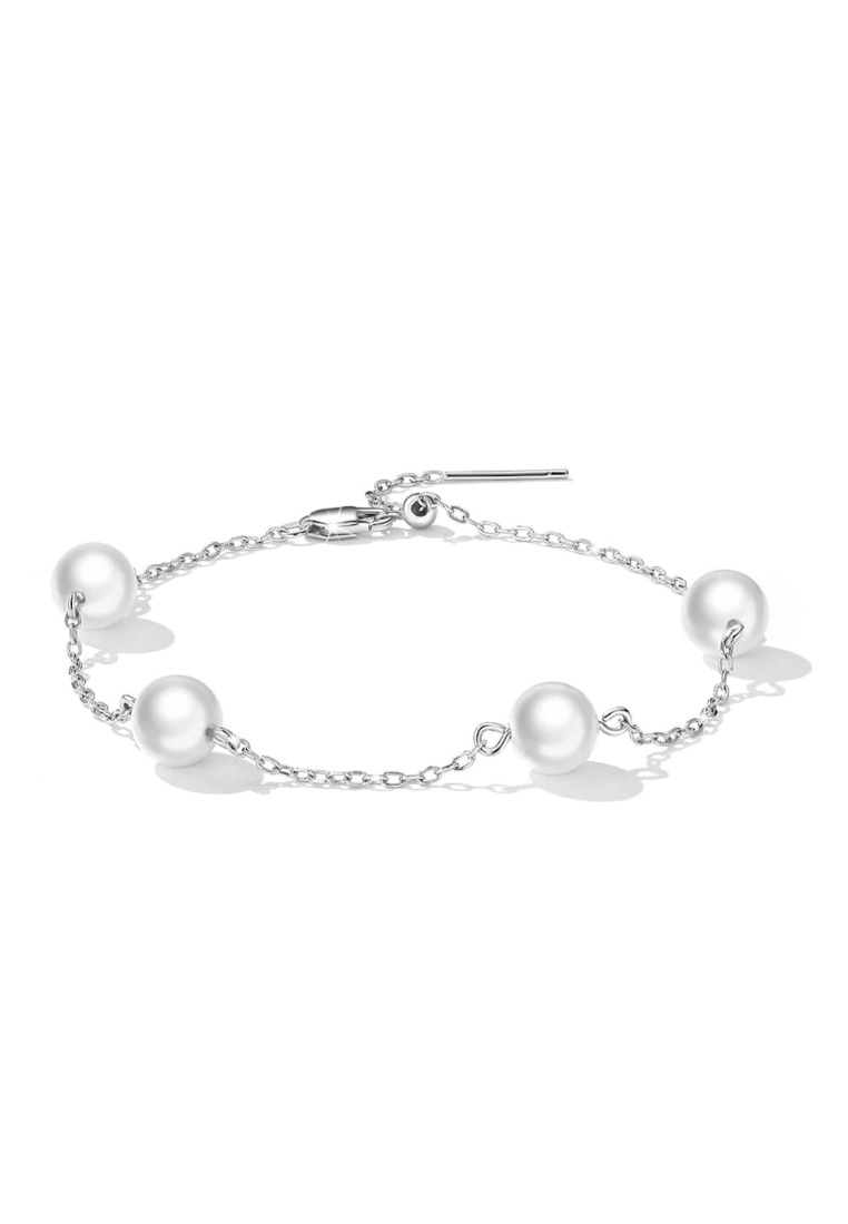 925 SIGNATURE Solid 925 Signature Silver Beads Bracelet