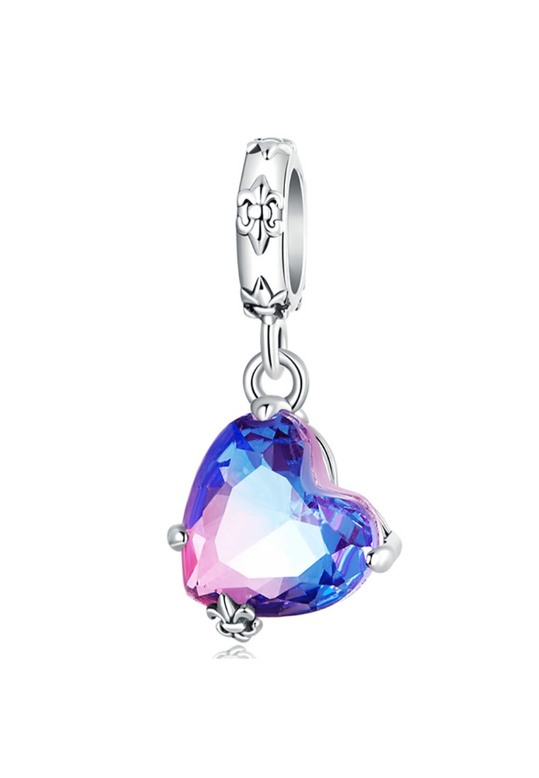 925 SIGNATURE Solid 925 Signature Silver Love In The Galaxy Charm