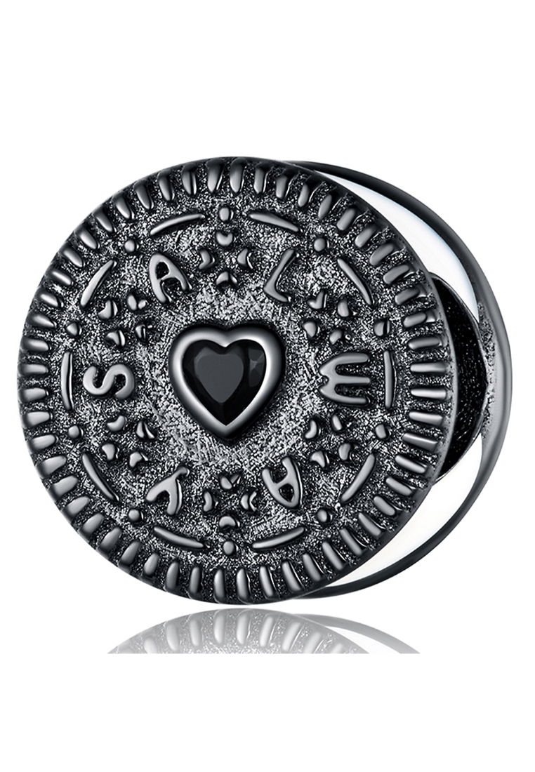 925 Signature 925 SIGNATURE Solid 925 Sterling Silver ALWAYS Chocolate Biscuit Charm