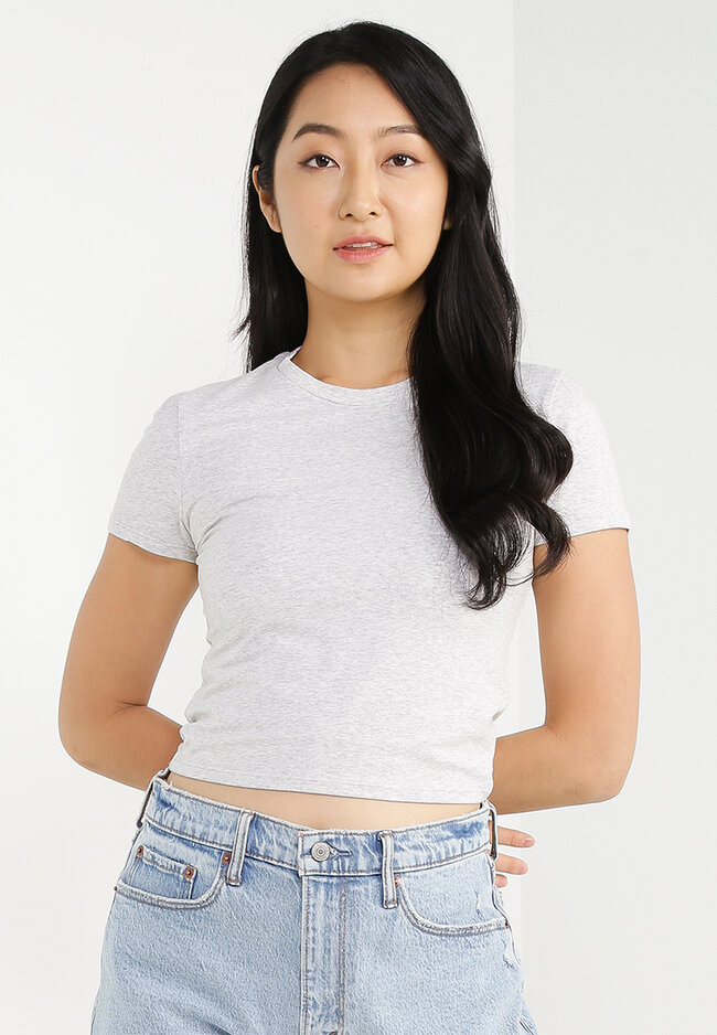 Abercrombie & Fitch Seamless Baby Crew Tee