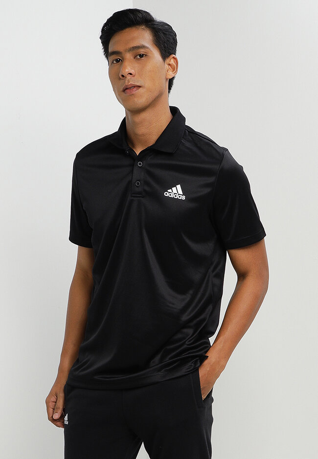 ADIDAS designed to move 3-stripes polo shirt
