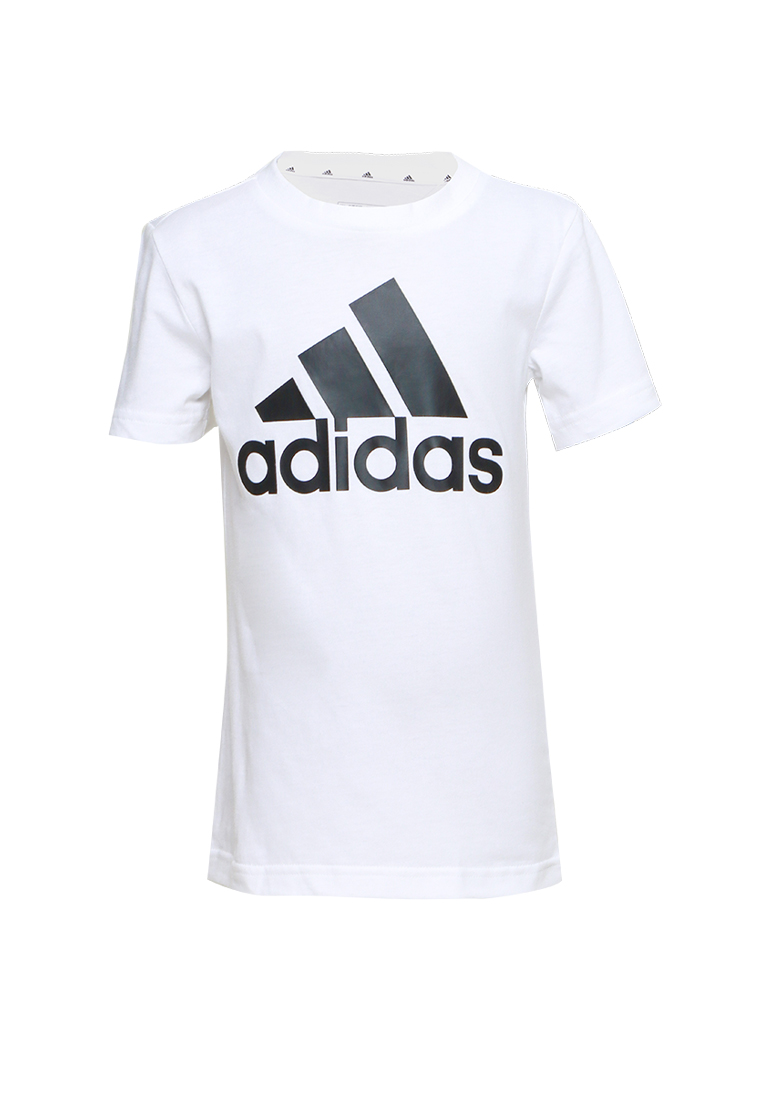 ADIDAS essentials big logo cotton slim t-shirt