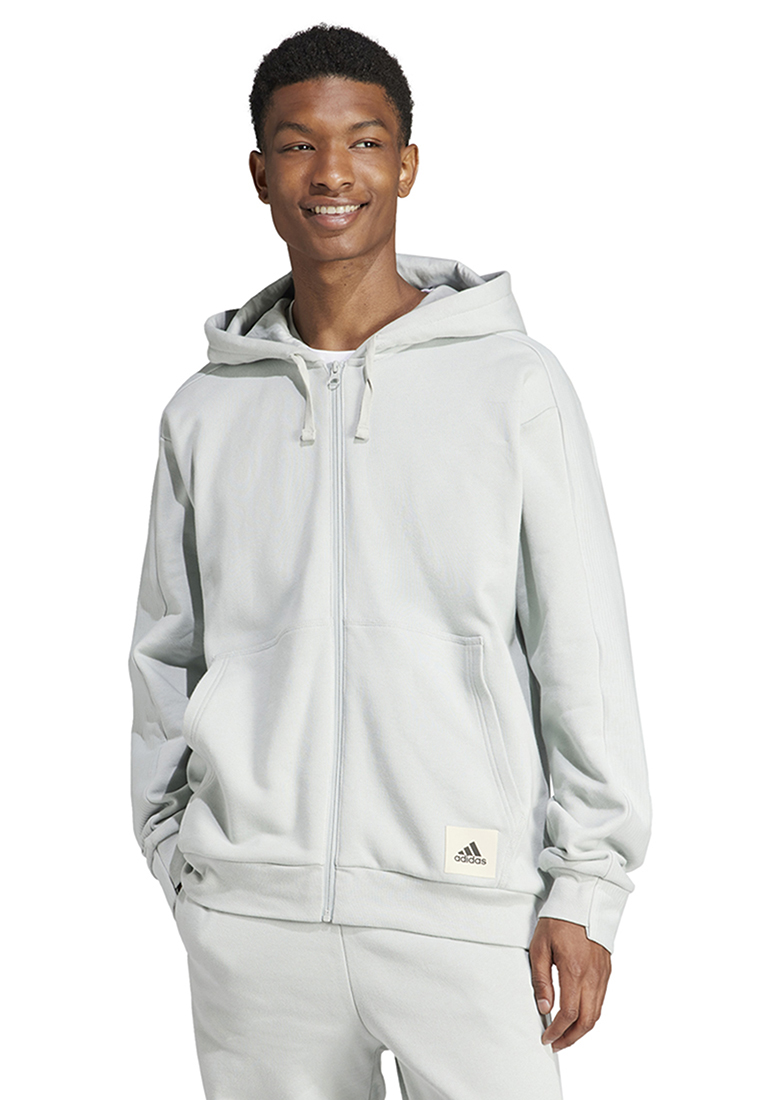 ADIDAS Lounge French Terry Full-Zip Hoodie