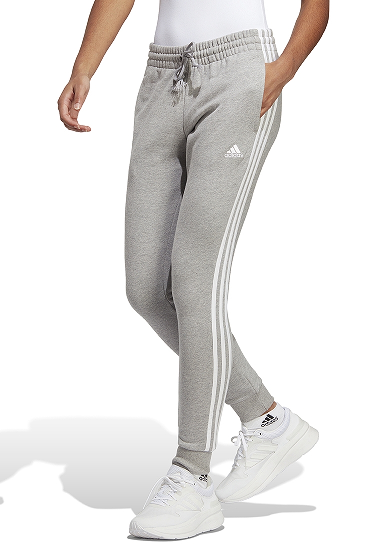 ADIDAS essentials 3-stripes french terry cuffed pants