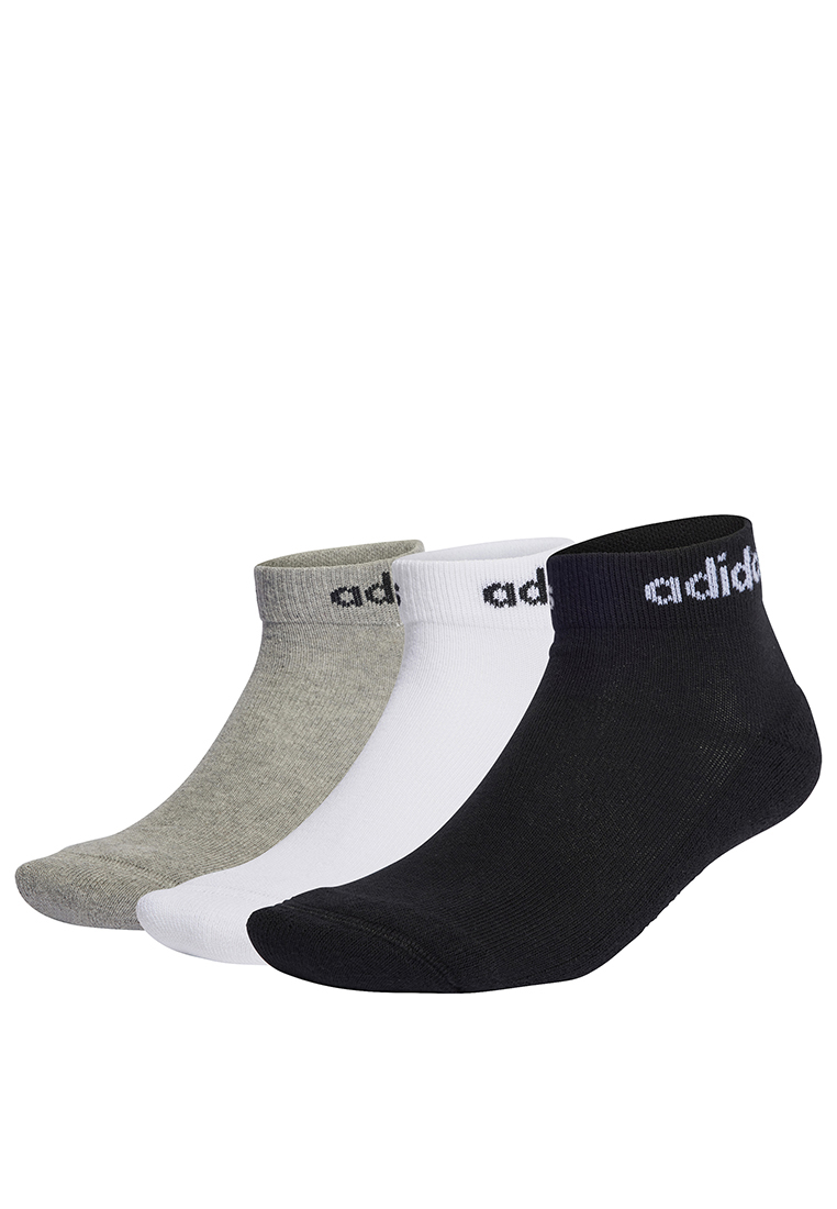 ADIDAS linear ankle cushioned socks 3 pairs