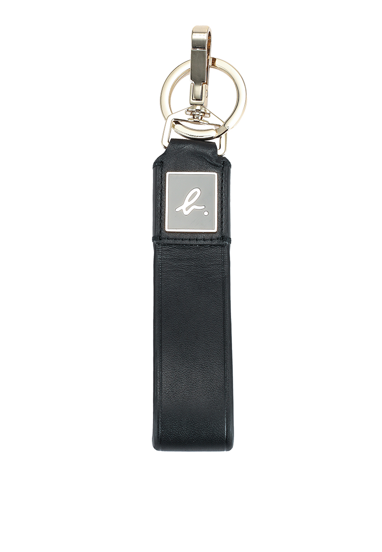 agnès b. Logo Leather Key Holder
