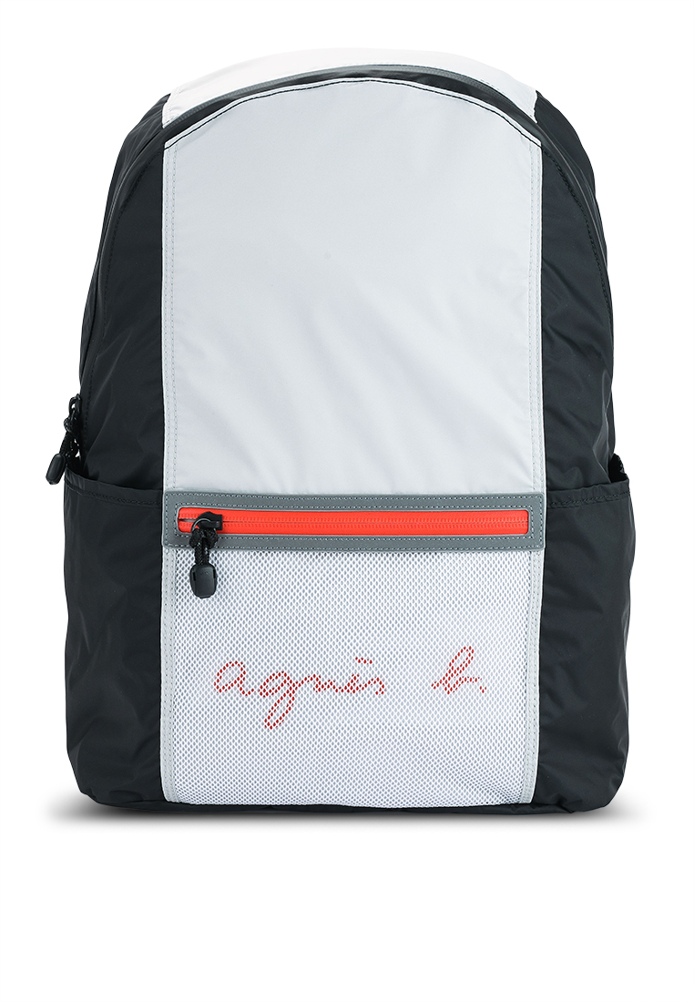 agnès b. Logo and Mesh Backpack