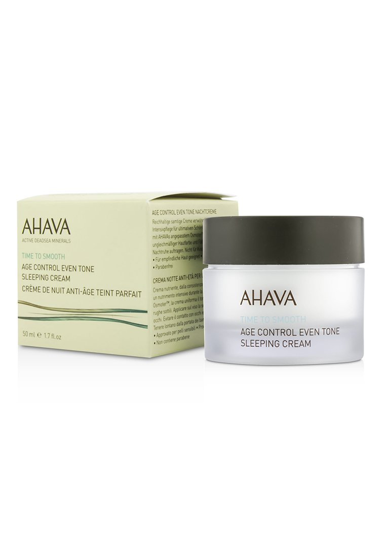 Ahava AHAVA - 礦採無瑕淨白肌密霜Time To Smooth Age Control Even Tone Sleeping Cream 50ml/1.7oz