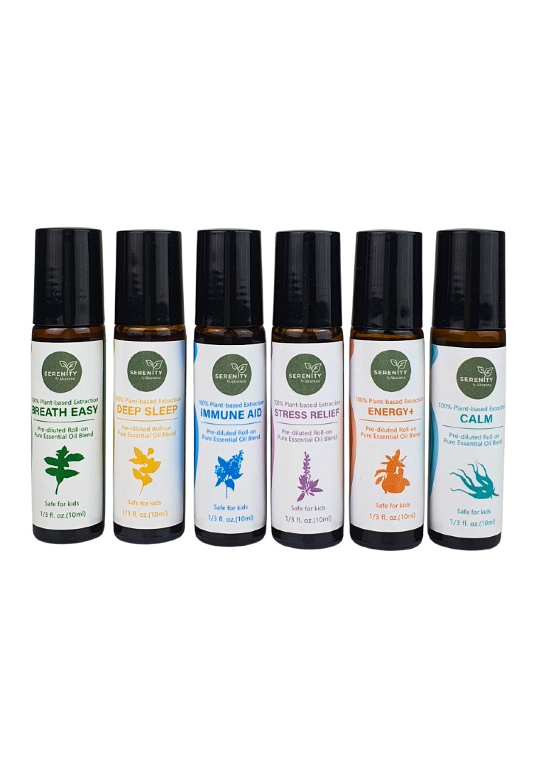 AKARANA BABY Pure Essential Roll On Natural Aromatherapy Oil 10ml 適合兒童和成人 - Breath Easy