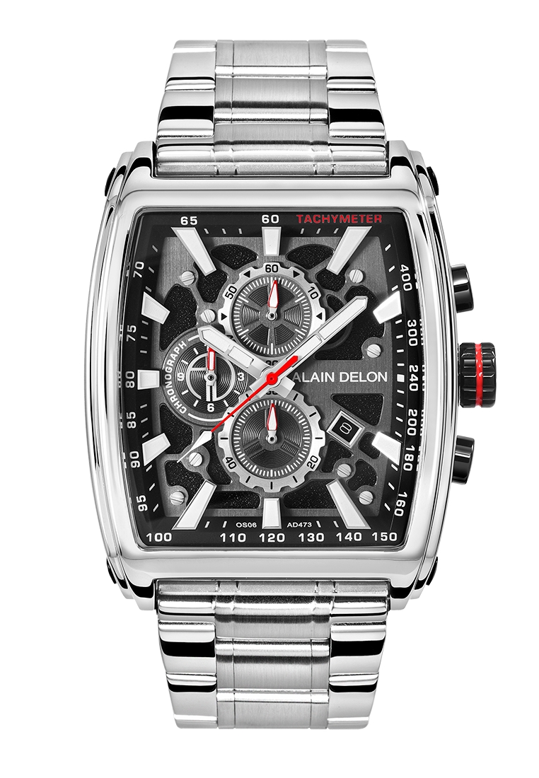Alain Delon 男士計時碼表 雙錶帶 套裝 AD472-1332C