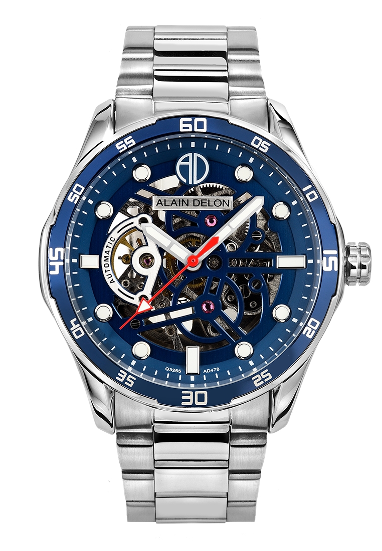 Alain Delon 男士自動腕錶 雙錶帶 套裝 AD478-1386A