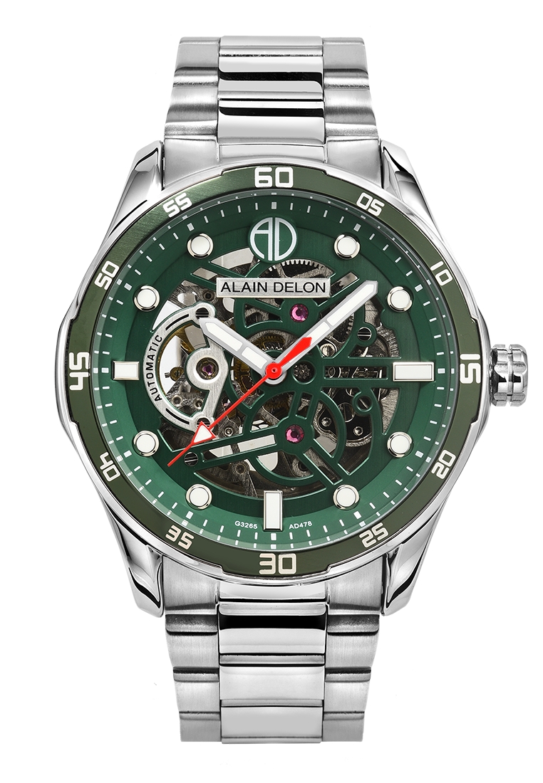 Alain Delon 男士自動腕錶 雙錶帶 套裝 AD478-1396A
