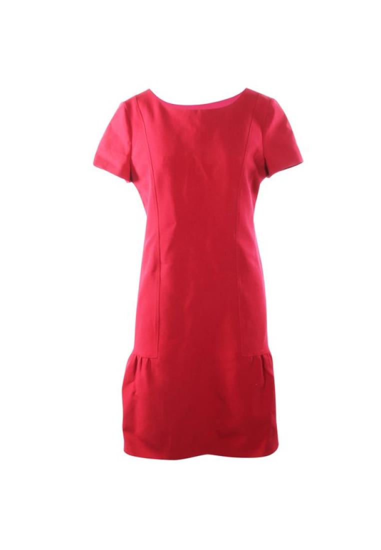 Alberta Ferretti 艾伯塔省的艾伯塔餅紅色耀斑連衣裙