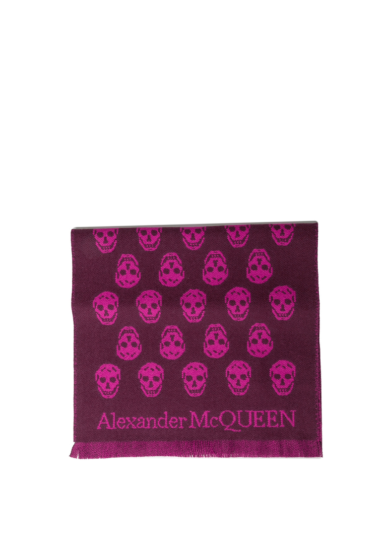 ALEXANDER MCQUEEN Alexander McQueen Reversible Skull 圍巾