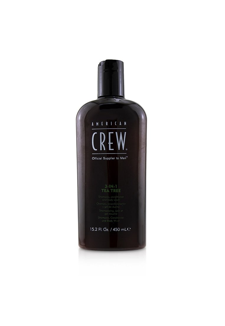 American Crew AMERICAN CREW - 男士三合一茶樹洗髮精,潤髮乳,沐浴乳Men 3-IN-1 Tea Tree Shampoo, Conditioner and Body Wash 450ml/15.2oz