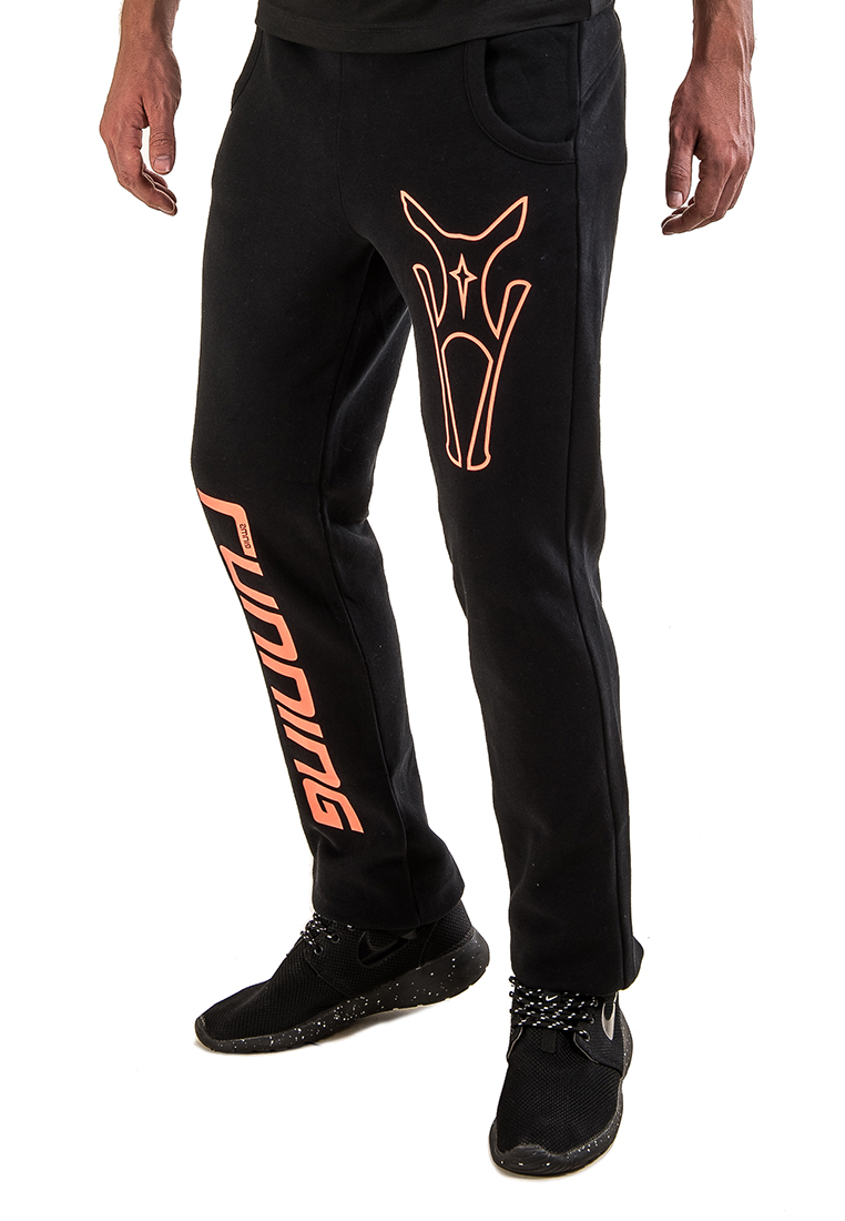 AMNIG Amnig Unisex Sports Running Sweatpants (Black)