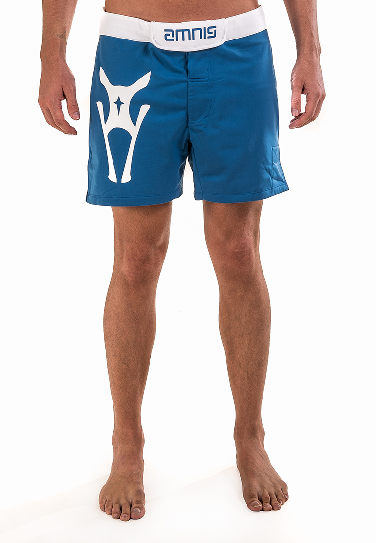 AMNIG Men Fighter Shorts-15" Blue