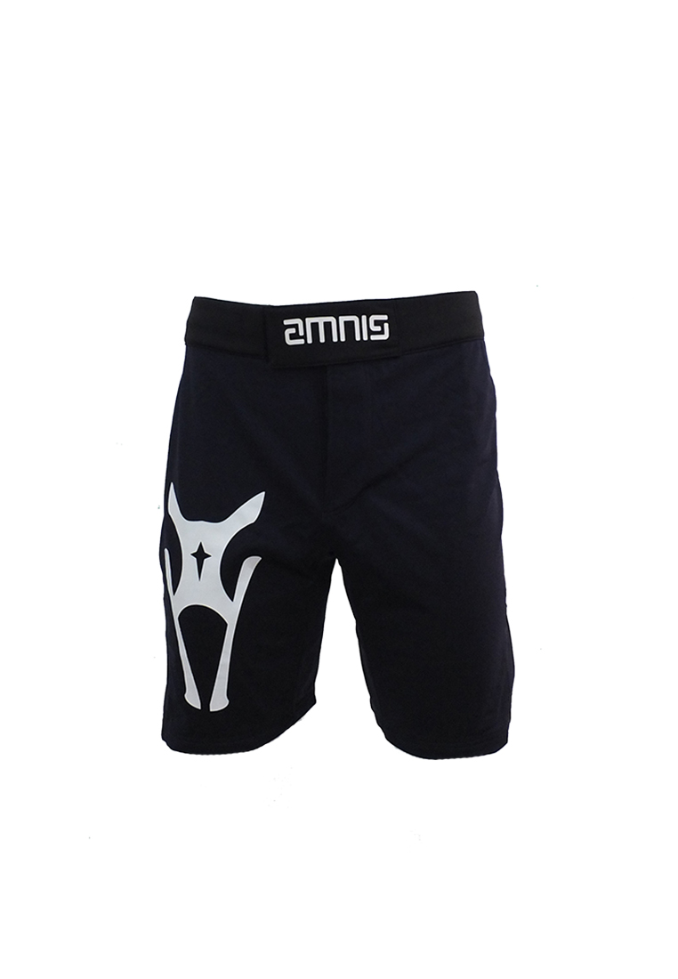 AMNIG Amnig Men Fighter Shorts-15 (Navy/white)